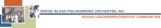 Rhode Island Philharmonic Orchestra header